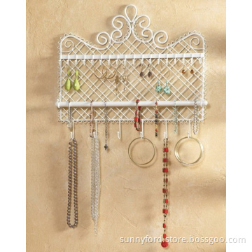 Mordern White Jewelry Display Hanger, Jewelry Organizer (SFM6965)